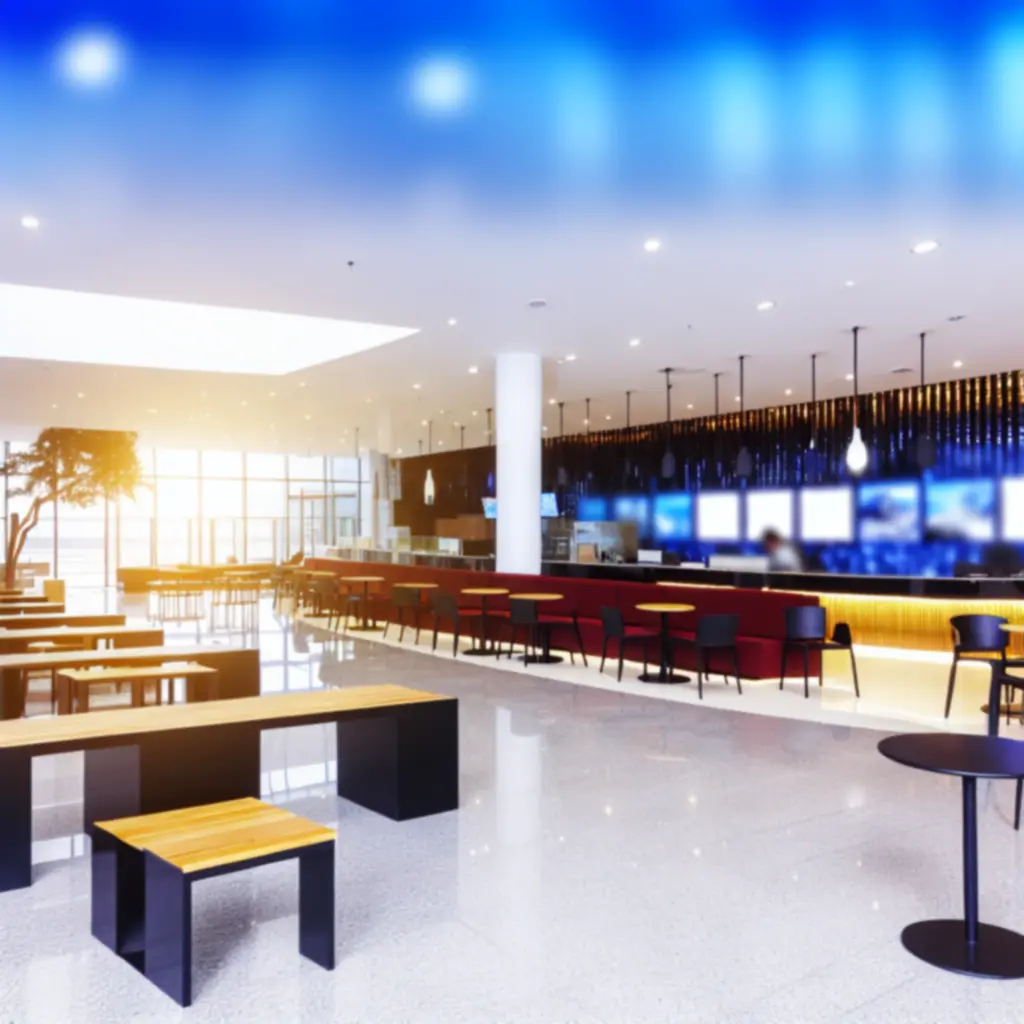 Meble Urbanfurniturepl w intensywnie użytkowanej przestrzeni komercyjnej